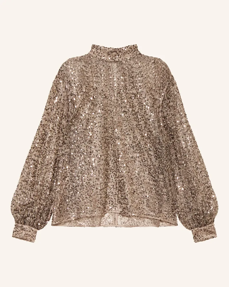Reiss Blusenshirt SIENNA mit Pailletten Silber