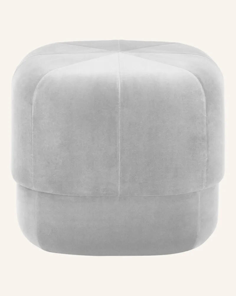 Normann Copenhagen Samt-Pouf CIRCUS Beige