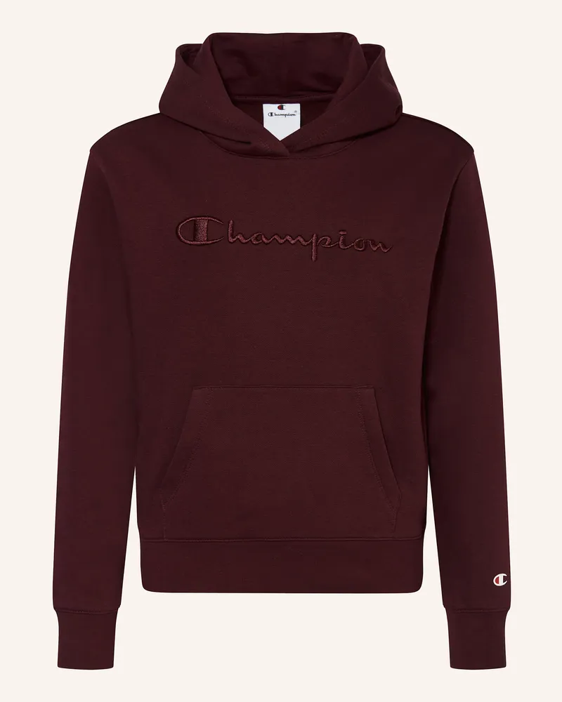 Champion Hoodie Dunkelrot