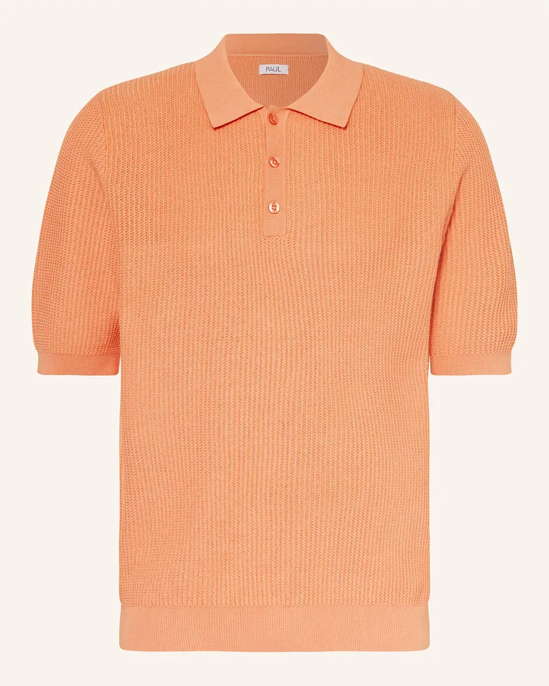 paul Strick-Poloshirt Hellorange