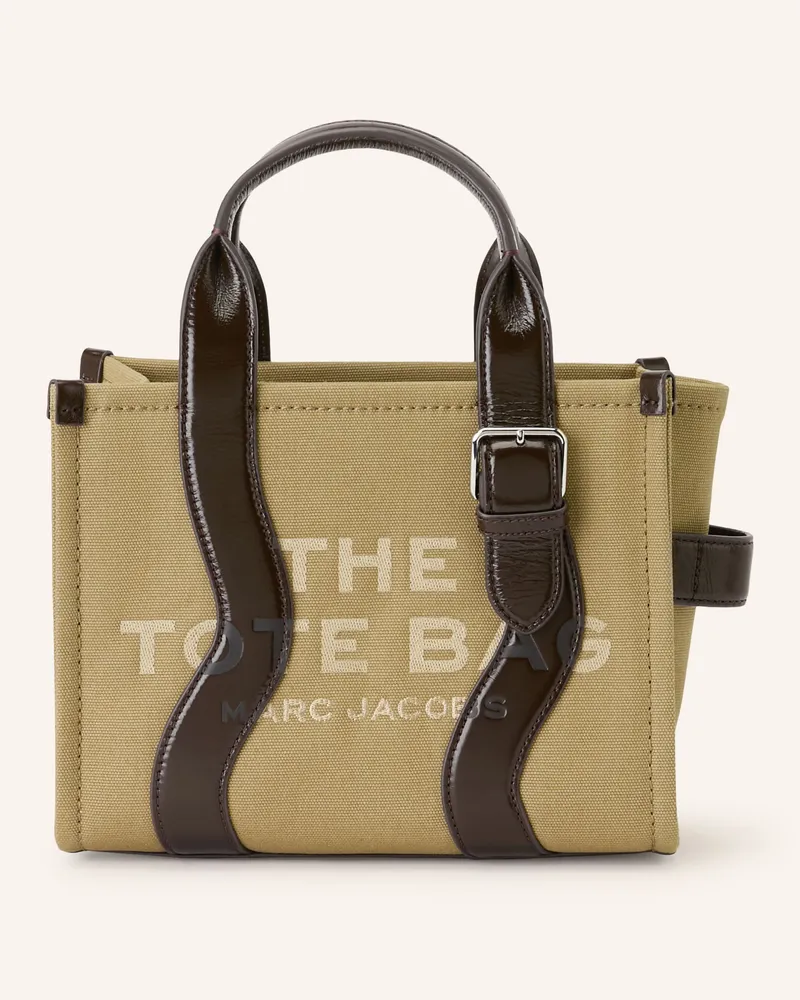 Marc Jacobs Umhängetasche The Wavy Canvas Small Tote Bag braun Camel