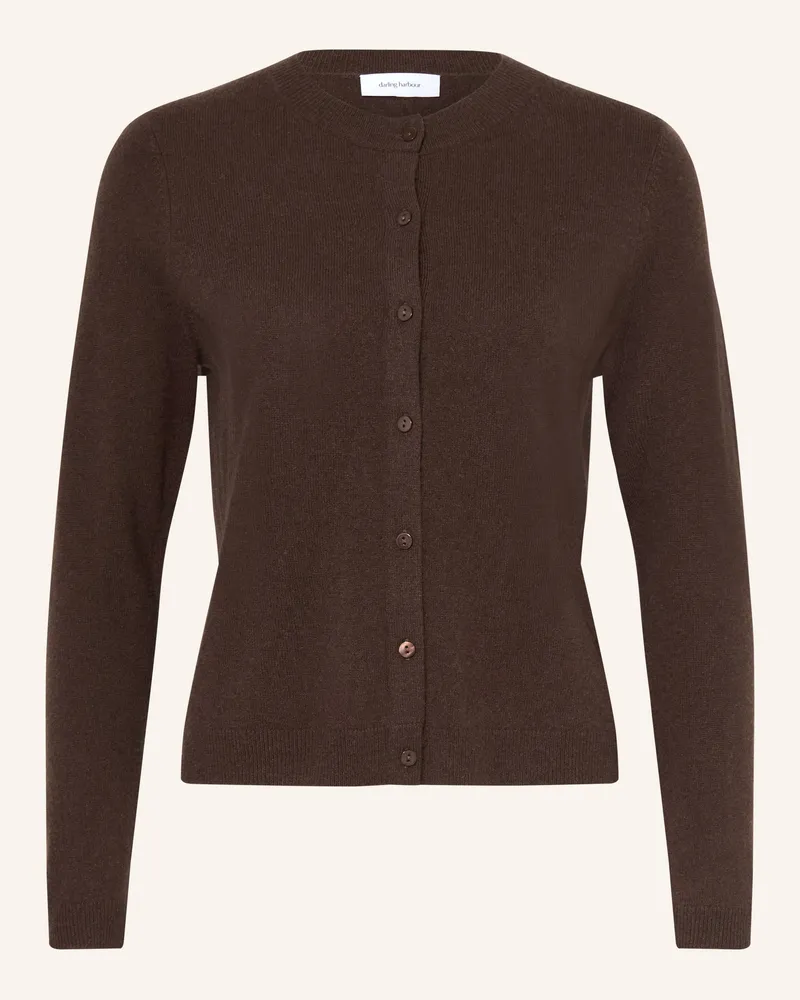 Darling Harbour Strickjacke Aus Cashmere braun Dark