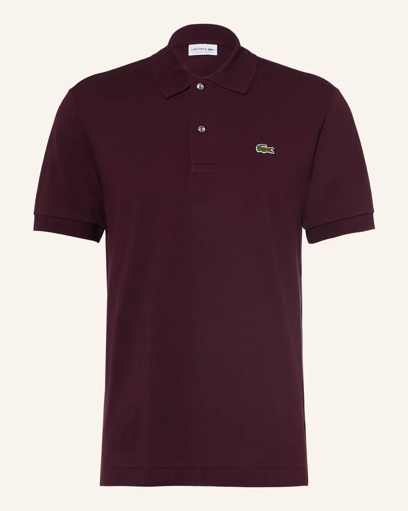 Lacoste Piqué-Poloshirt rot Dunkelrot