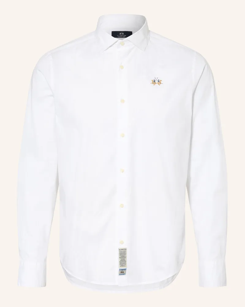 La Martina Hemd Regular Fit weiss Weiss
