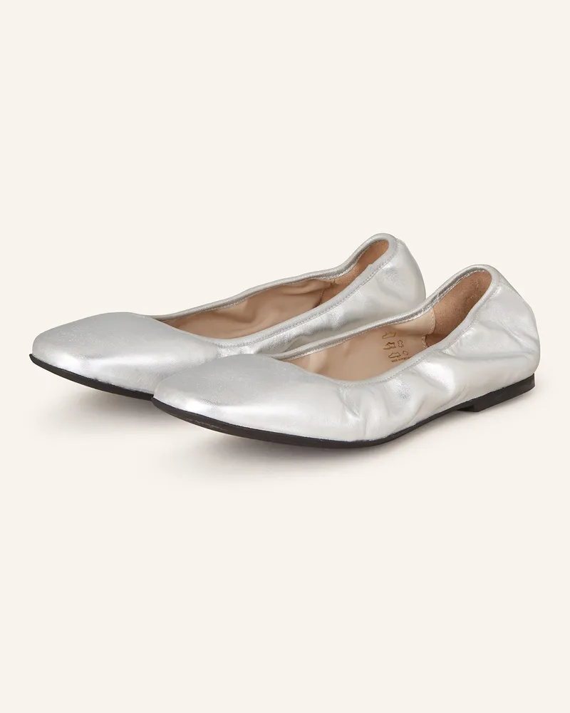 Mrs & HUGS Ballerinas silber Silber