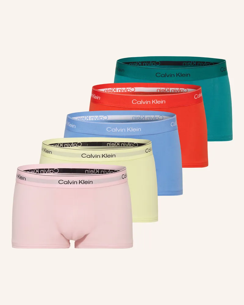 Calvin Klein 5er-Pack Boxershorts ICON PRIDE Low Rise Rosa