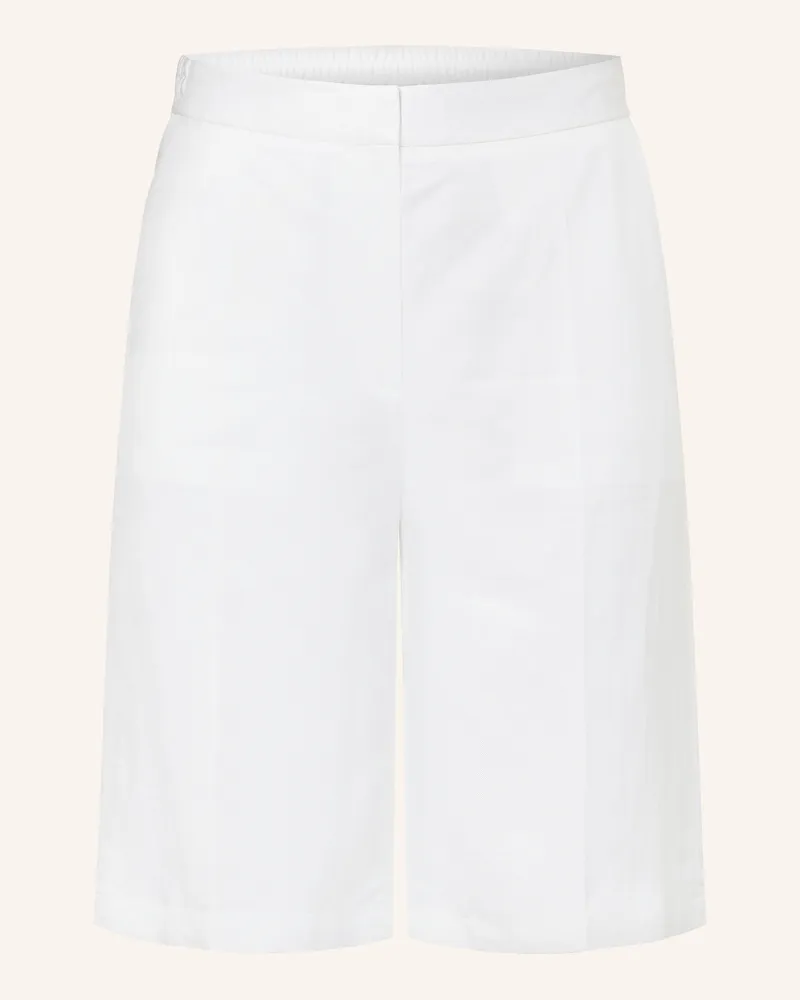 HUGO BOSS Shorts TELINI mit Leinen Weiss
