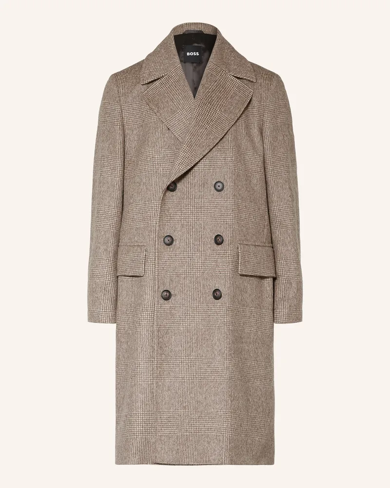 HUGO BOSS Wollmantel Jared braun Braun