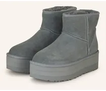 Boots CLASSIC MINI PLATFORM - GRAU