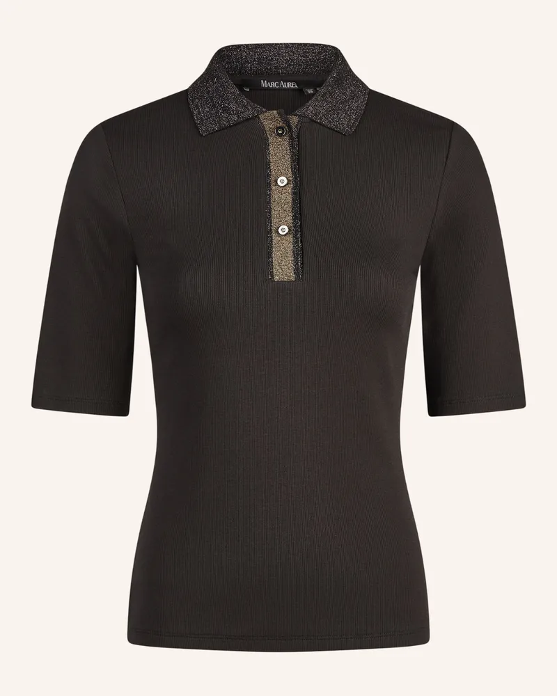 MARC AUREL Shirt schwarz Schwarz