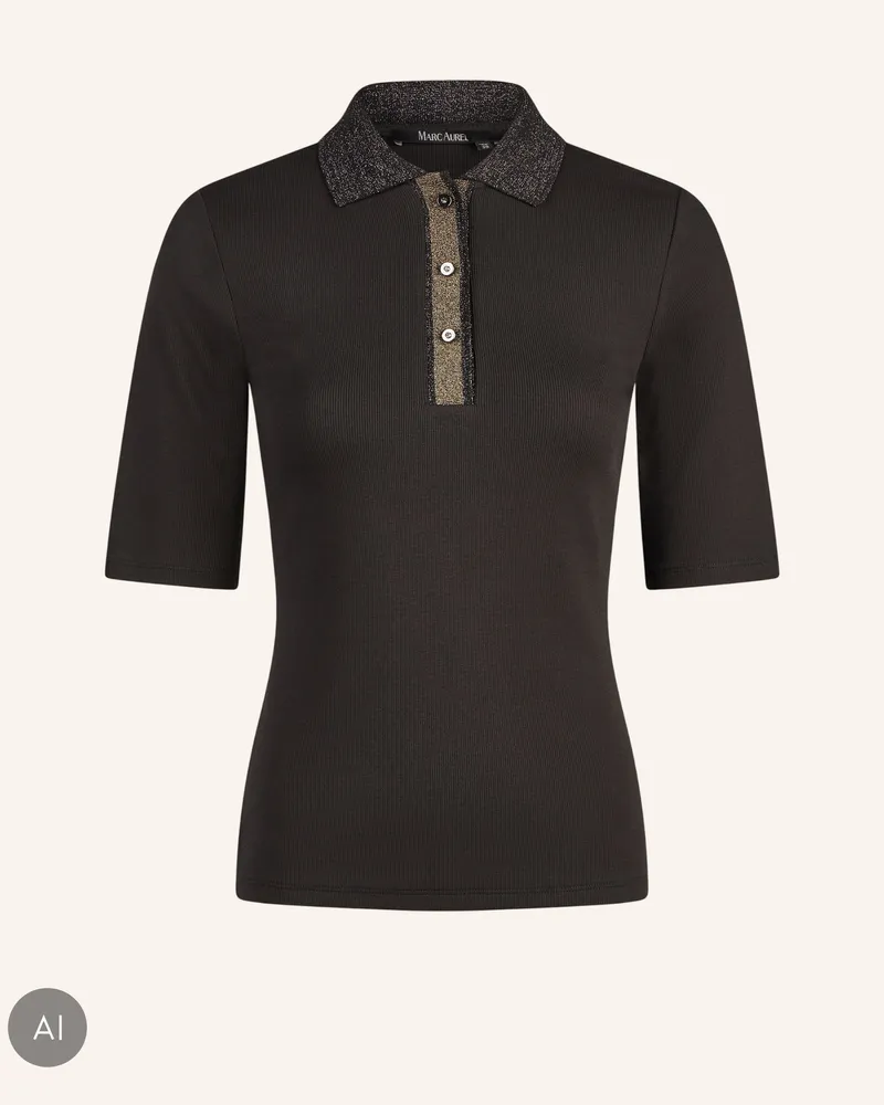 MARC AUREL Shirt schwarz Schwarz