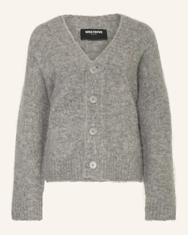 WRSTBHVR Strickjacke ENCI mit Alpaka Grau