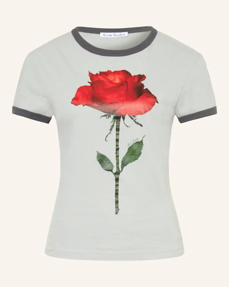 Acne Studios T-Shirt grau Hellgrau