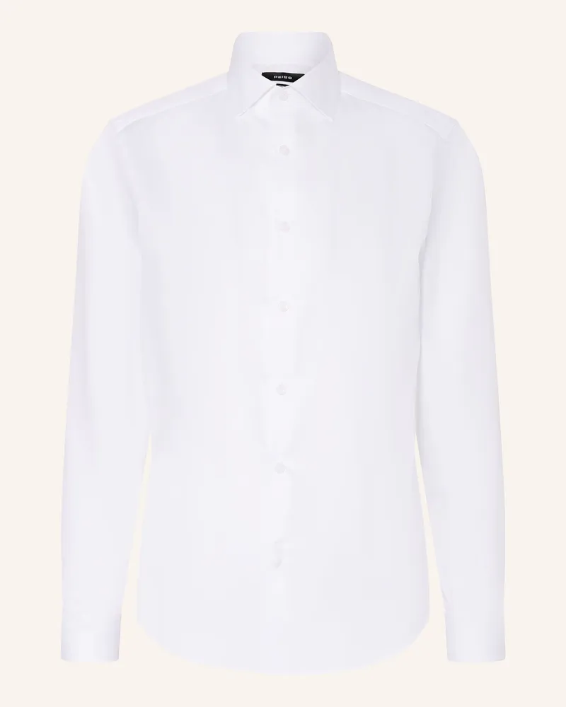 Reiss Satinhemd REMOTE Slim Fit Weiss