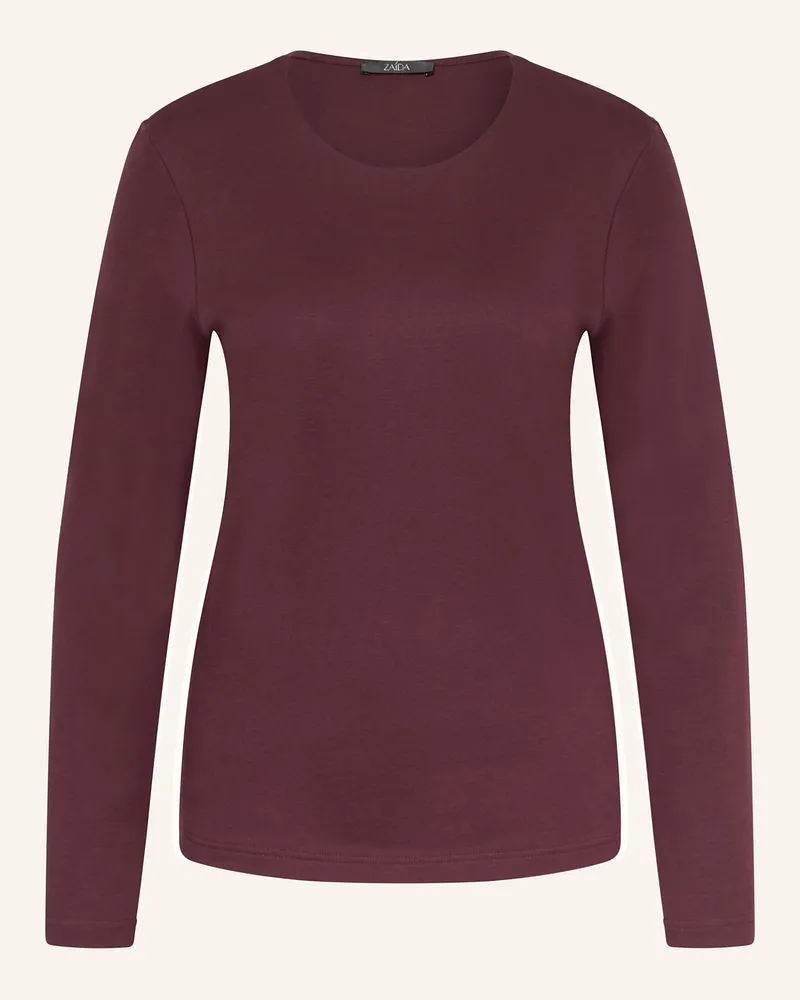 ZAíDA Longsleeve Dunkelrot