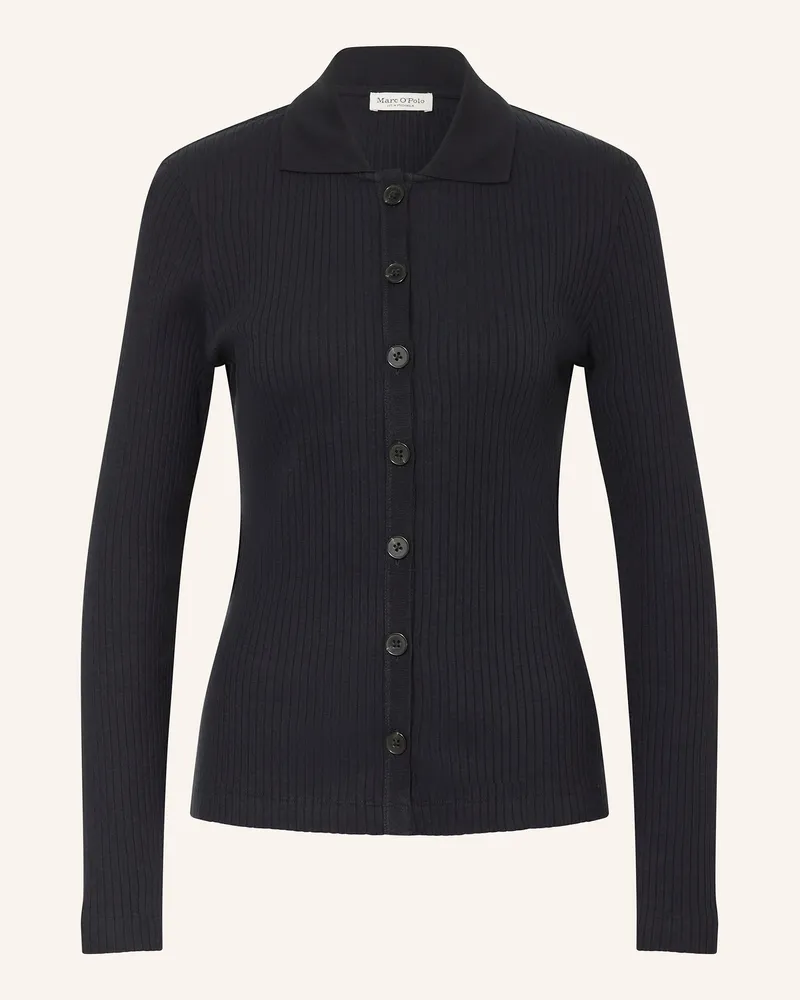 Marc O'Polo Jerseybluse Dunkelblau