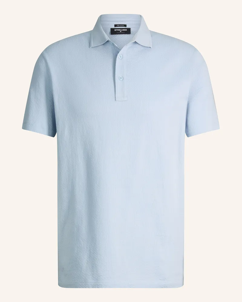 Strellson Poloshirt blau Hellblau