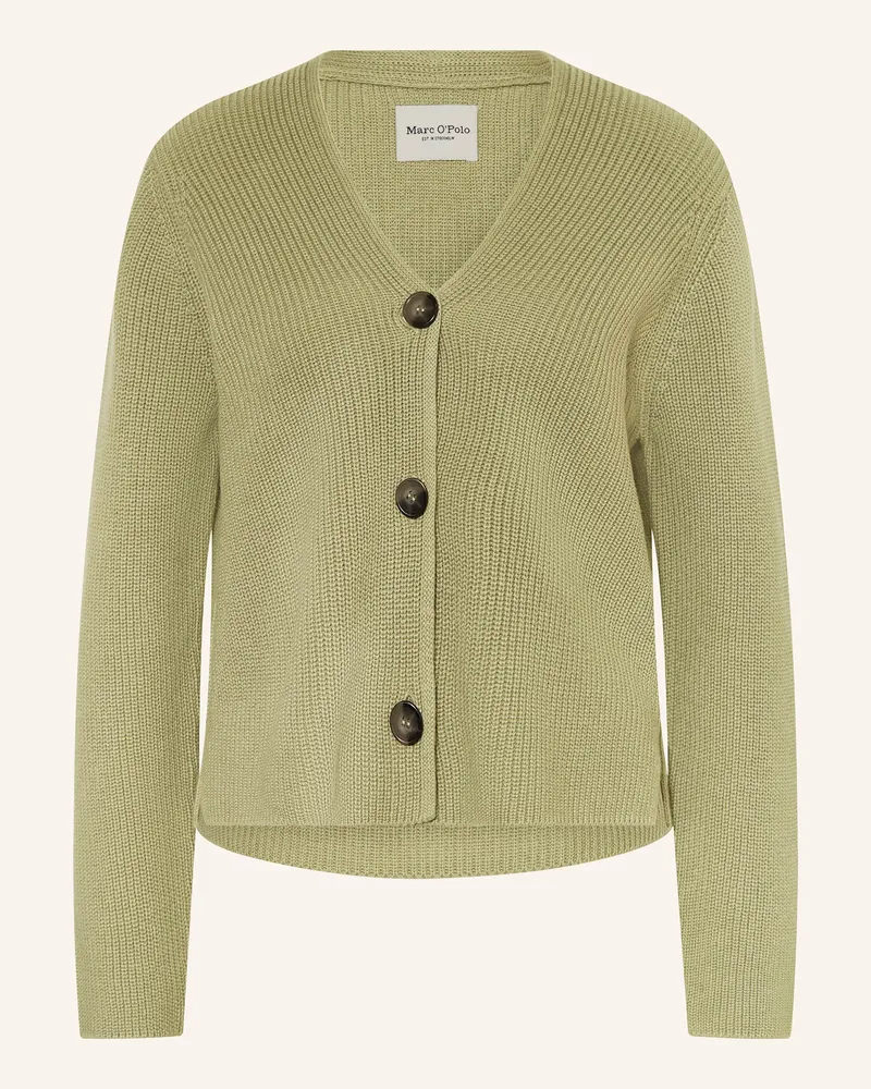 Marc O'Polo Strickjacke Oliv