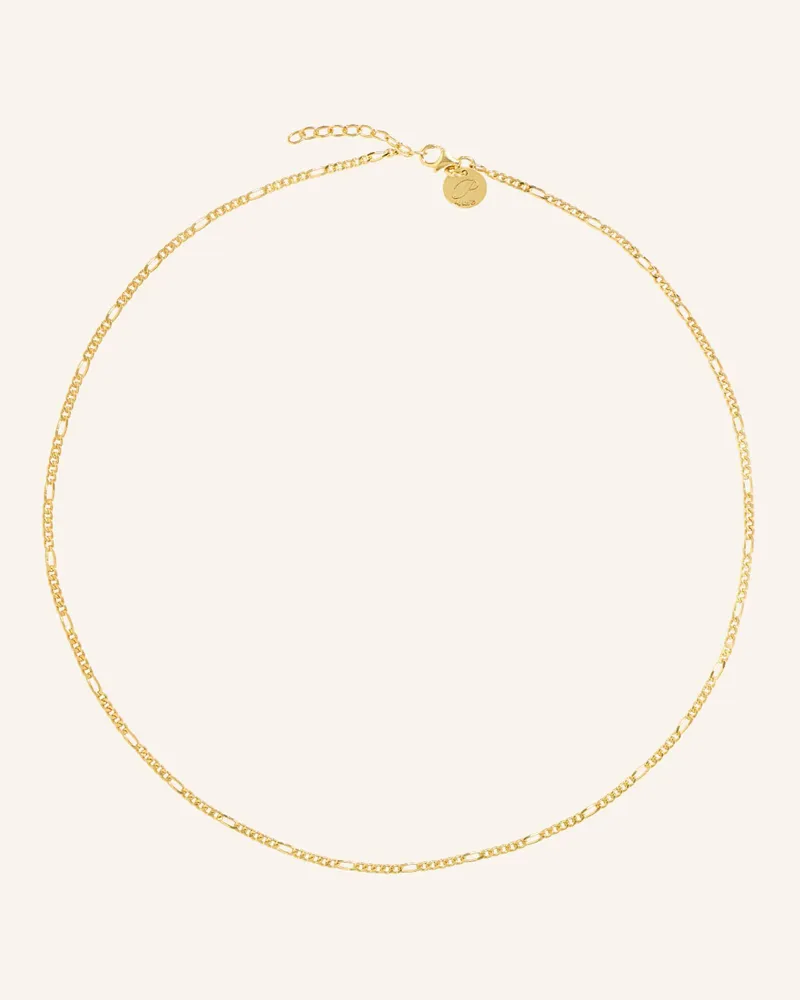 POMPIDOU Halskette FIGARO 3MM by GLAMBOU Gold