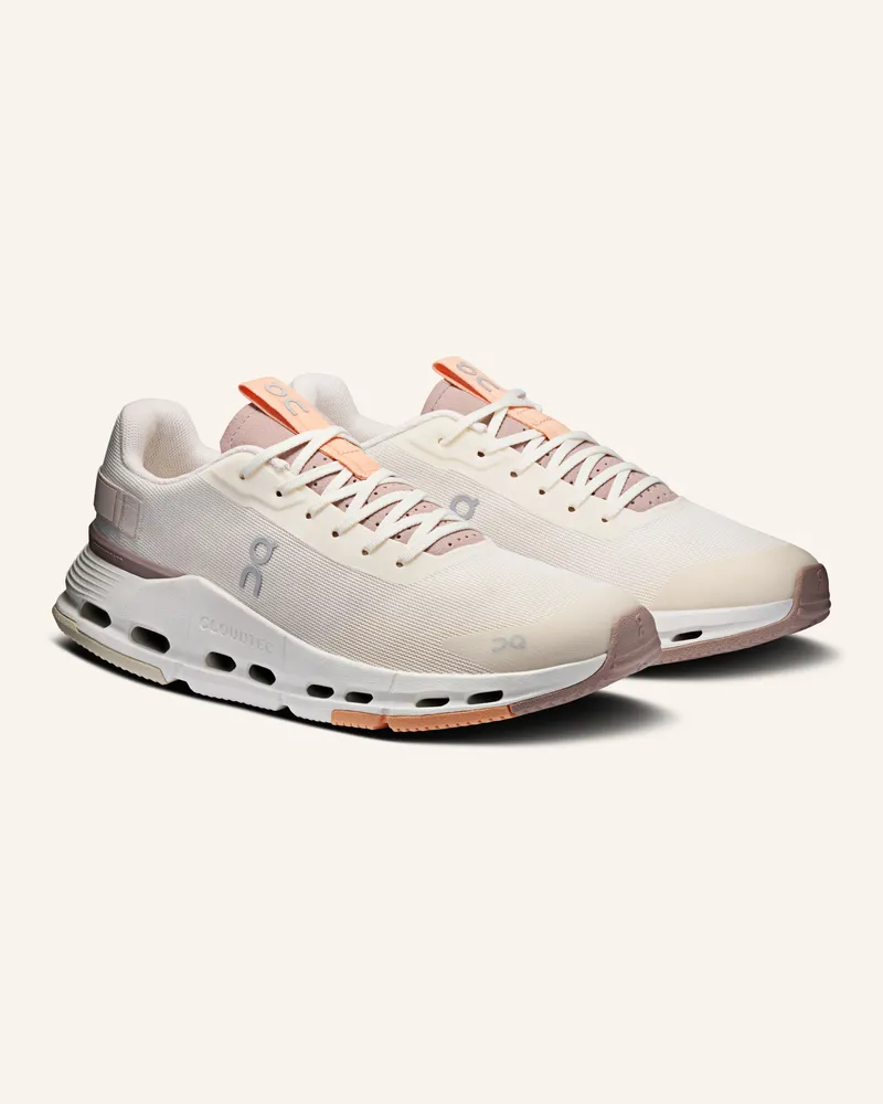 ON Sneaker Cloudnova Form 2 beige Weiss