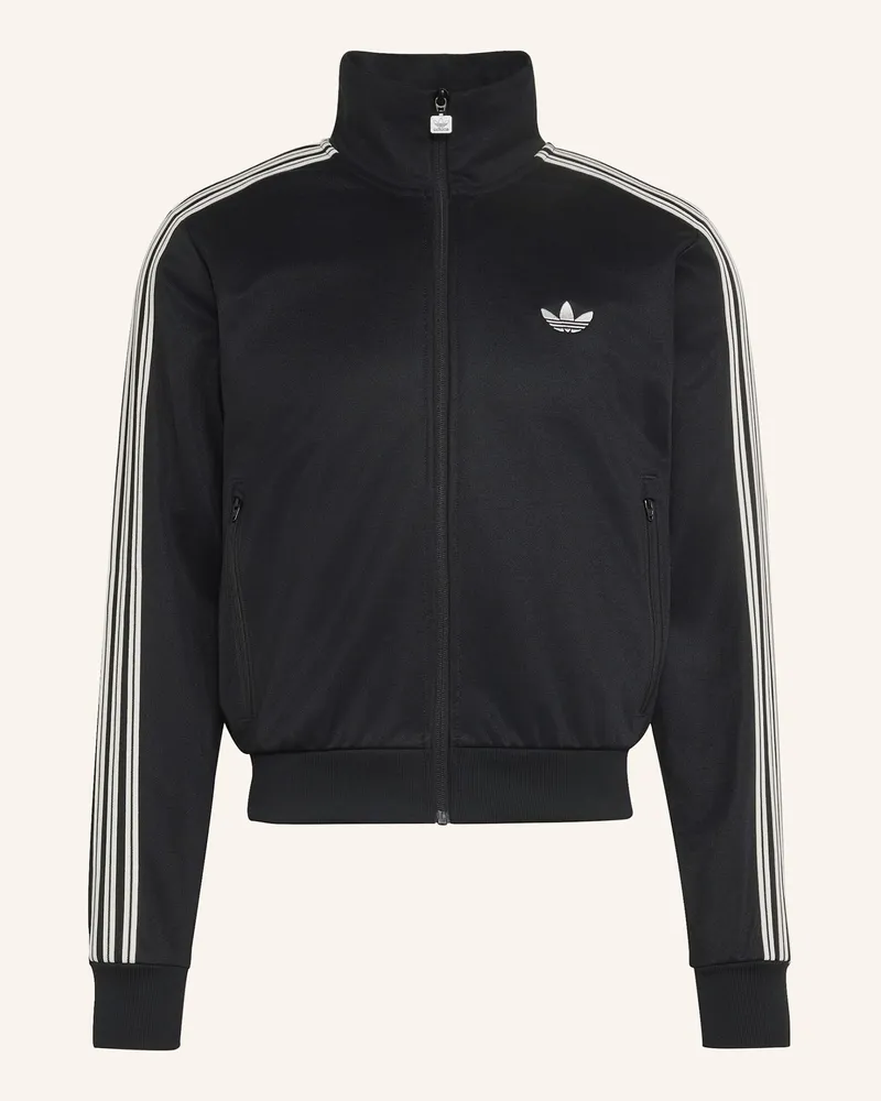 adidas Beckenbauer Originals Jacke, Kürzer Geschnitten schwarz Schwarz