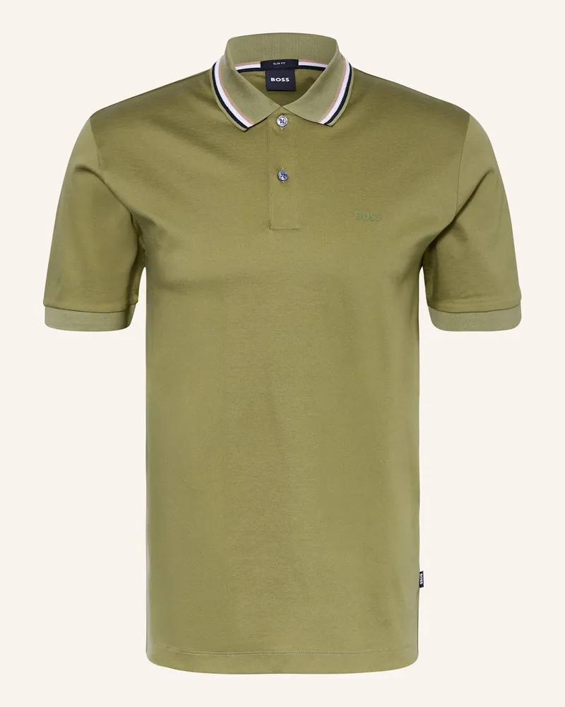 HUGO BOSS Poloshirt PENROSE Slim Fit Grün