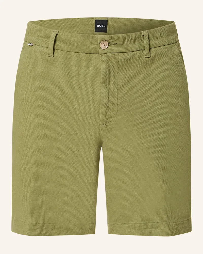 HUGO BOSS Chinoshorts Slim Fit Oliv