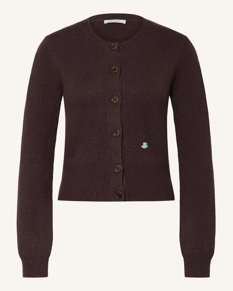 J.W.Anderson Strickjacke Dunkelbraun