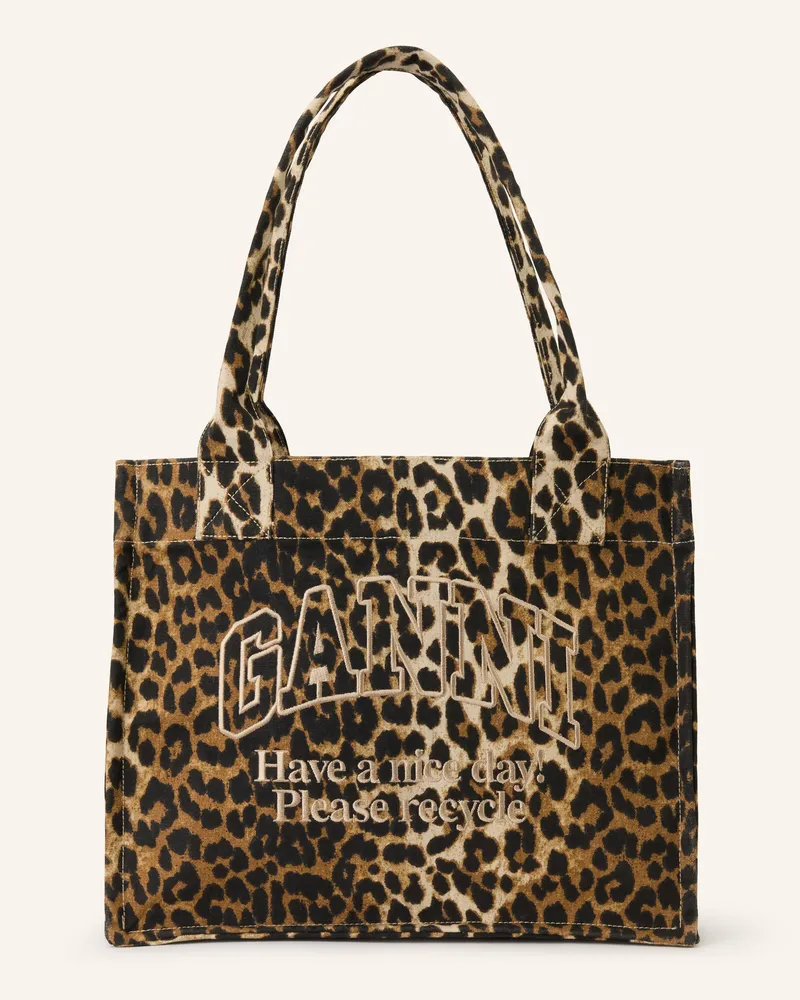 Ganni Shopper braun Braun