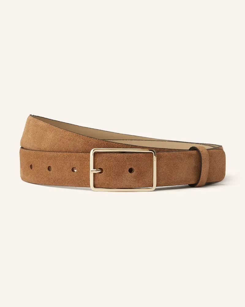 Abro Ledergürtel Camel