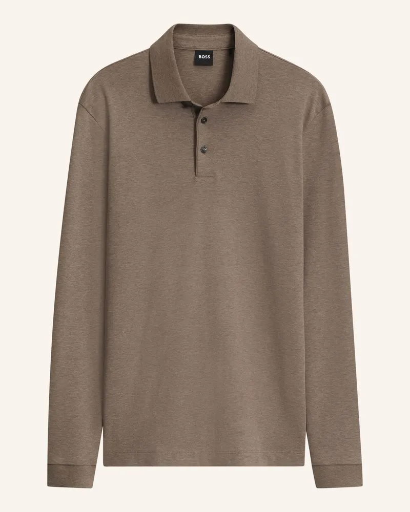 HUGO BOSS Jersey-Poloshirt Pado braun Braun