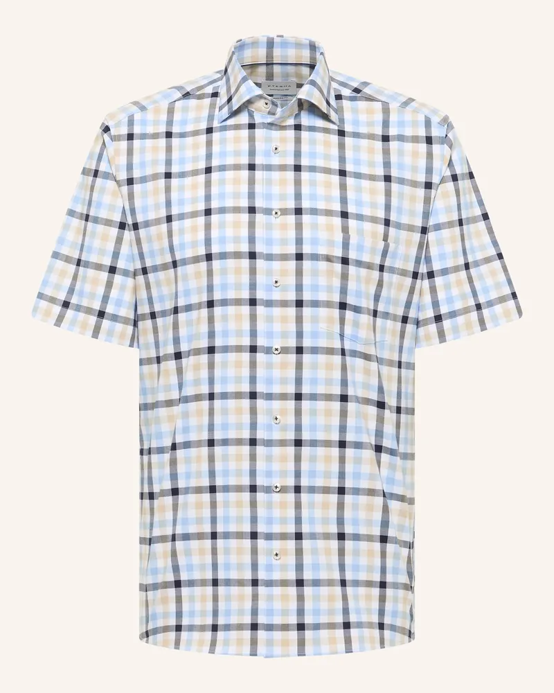 Eterna Kurzarm-Hemd MODERN FIT Blau