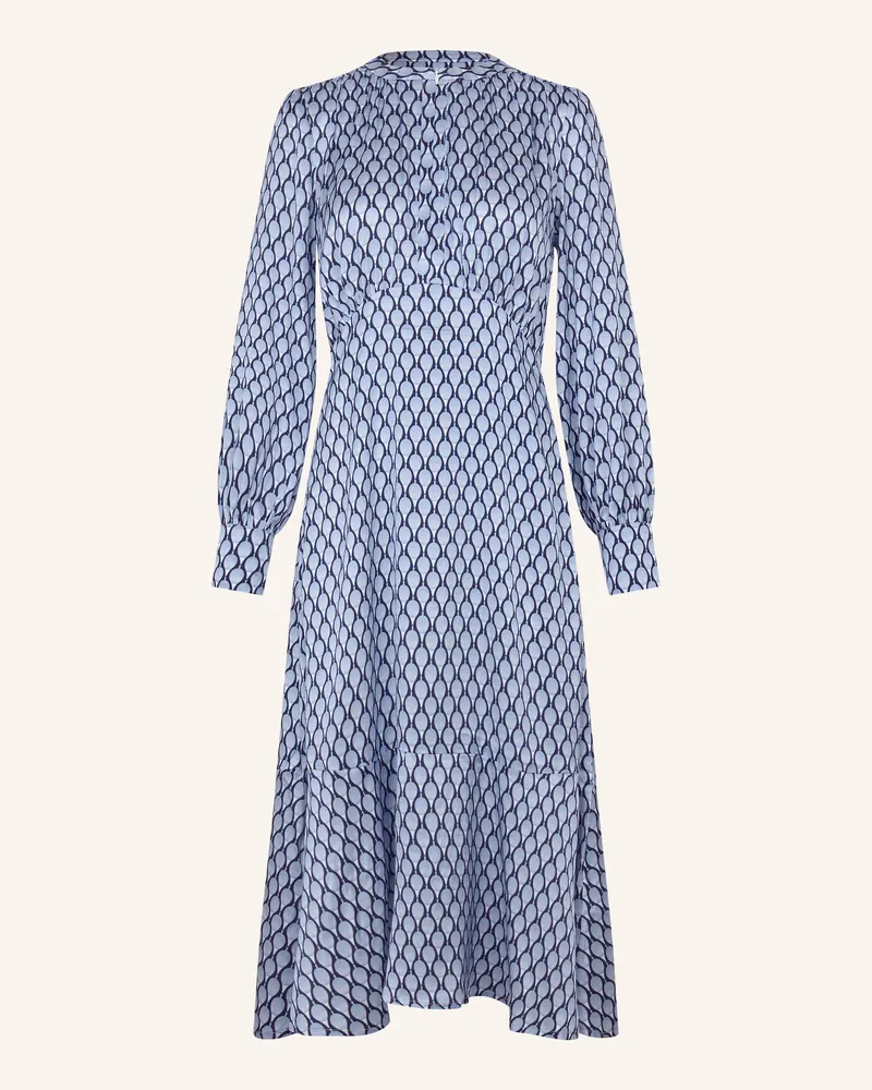 Kudibal Seidenkleid Mit Volants blau Hellblau