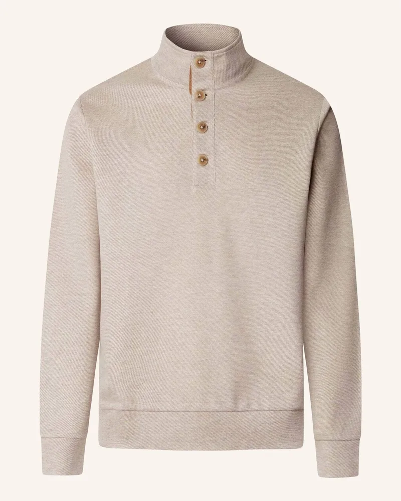 Hackett Sweatshirt Ttvl Twill Jacq Plkt beige Beige