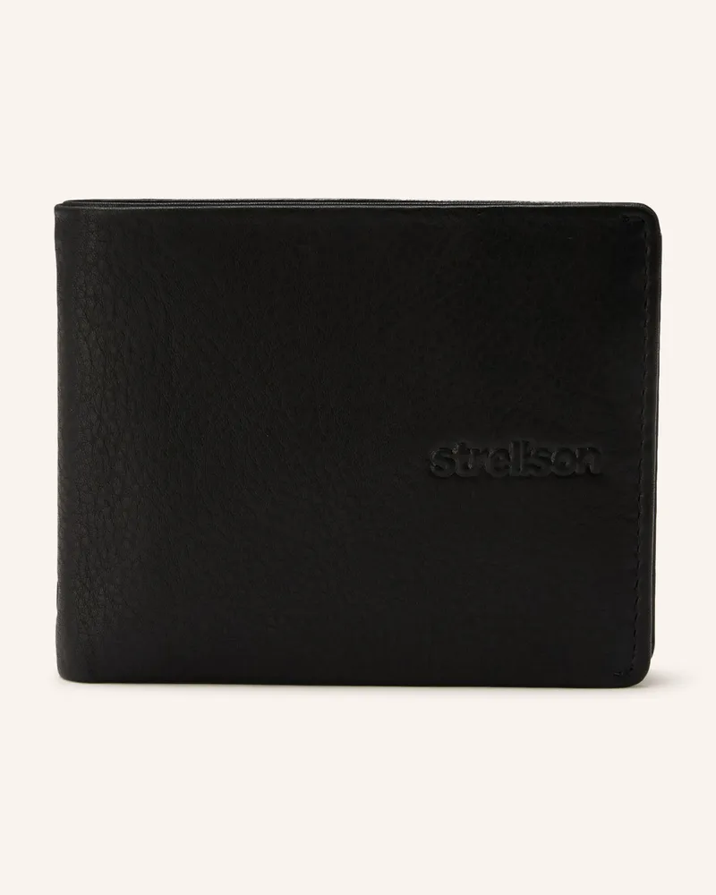 Strellson Geldbörse Carter schwarz Schwarz