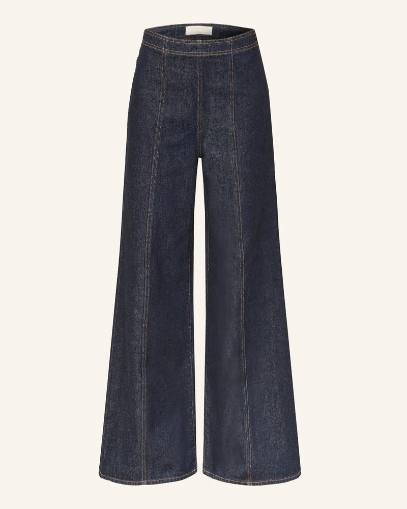 Ulla Johnson Wide Leg Jeans Bianca blau Tgrs