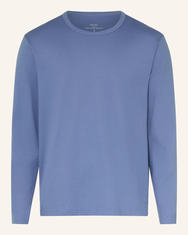 Calida Schlafshirt Rmx Sleep Lounge blau Blau