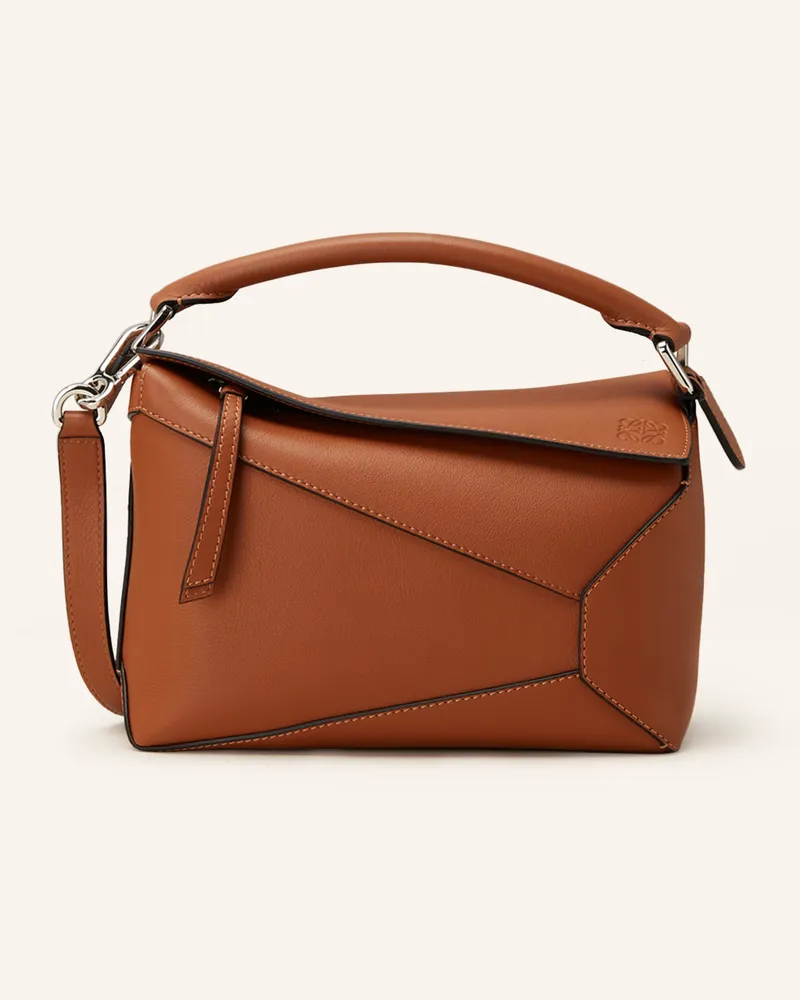 Loewe Handtasche PUZZLE SMALL Braun