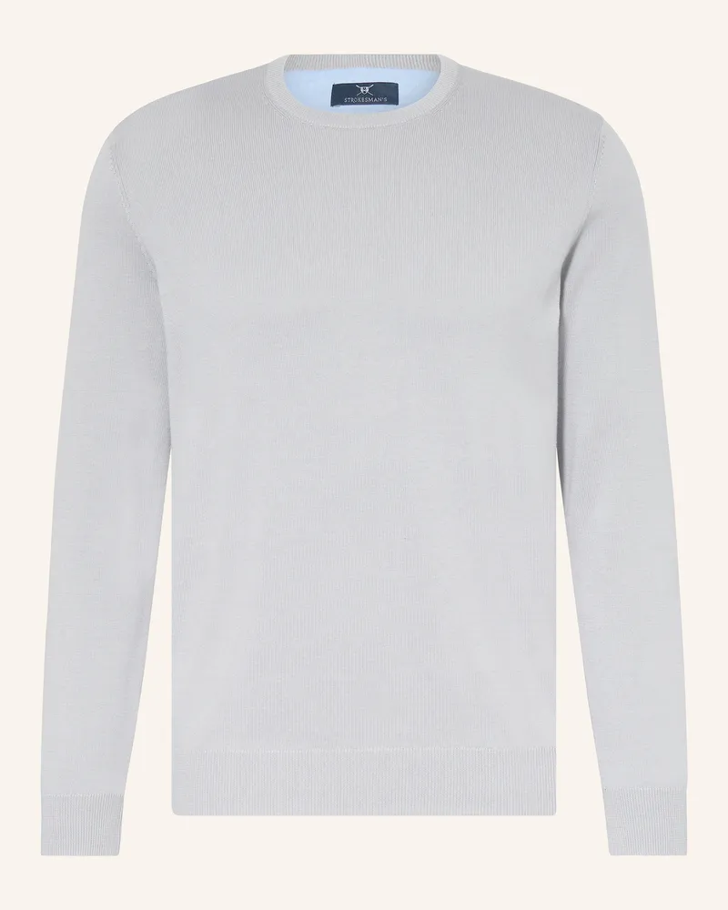 Strokesman's Strokesman Pullover grau Hellgrau