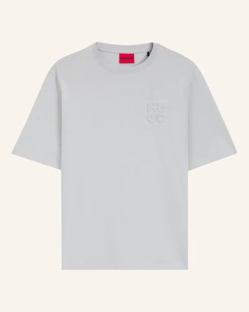 HUGO BOSS T-Shirt DLEEK_IN Relaxed Fit Hellgrau