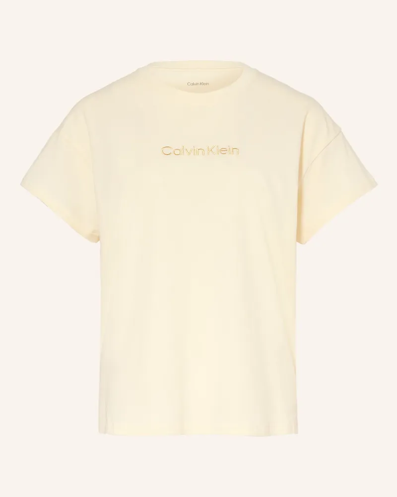 Calvin Klein T-Shirt gelb Hellgelb