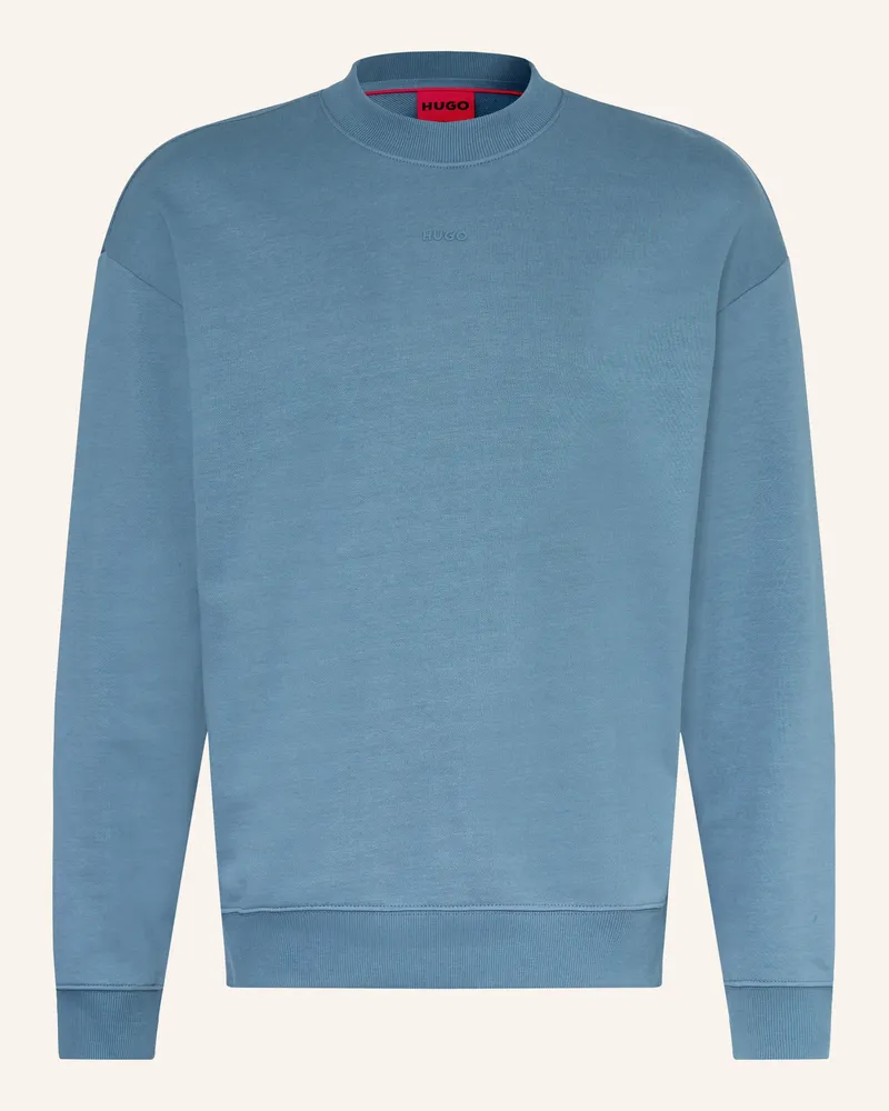 HUGO BOSS Sweatshirt DAPOCREW Blau