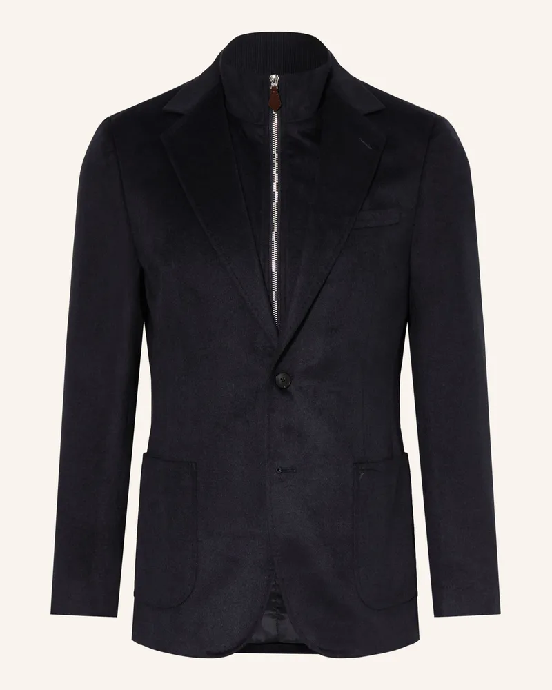 Reiss Sakko Patch Tailored Fit Mit Herausnehmbarer Blende blau Dunkelblau