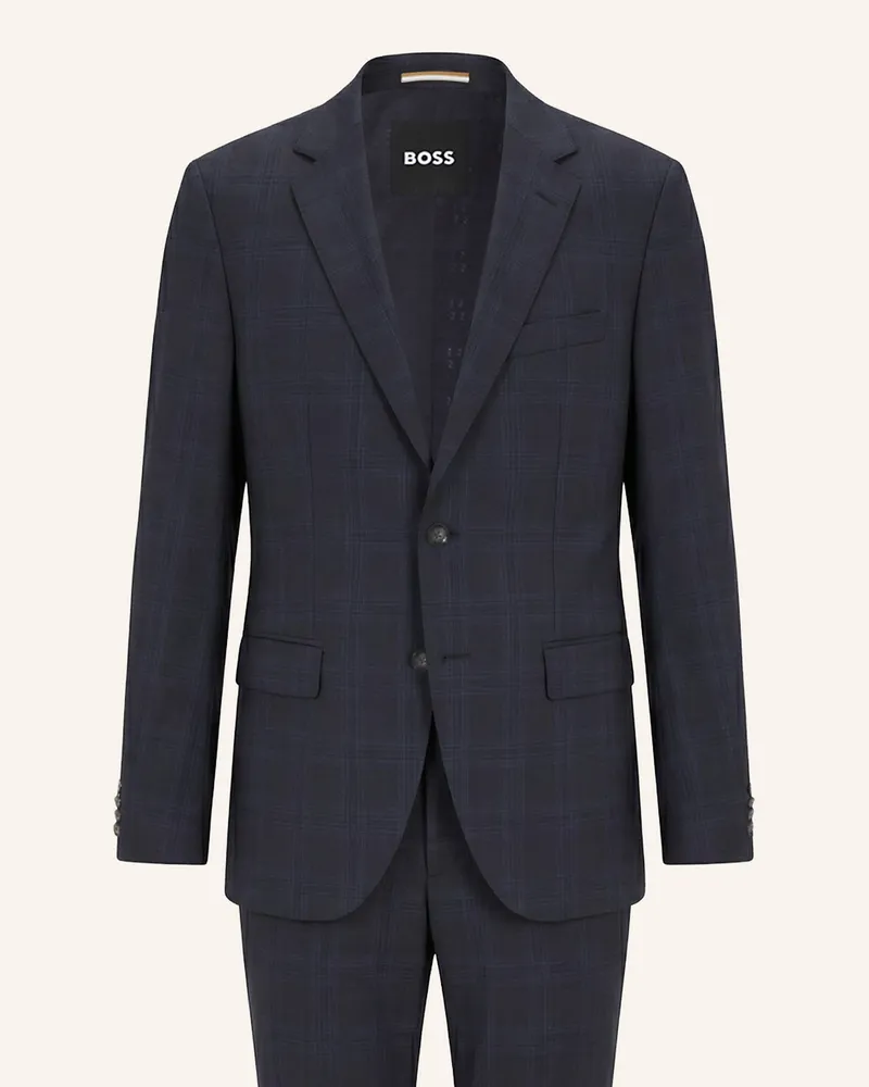 HUGO BOSS Business Anzug H-Jeckson-2pcs-253 Regular Fit blau Dunkelblau