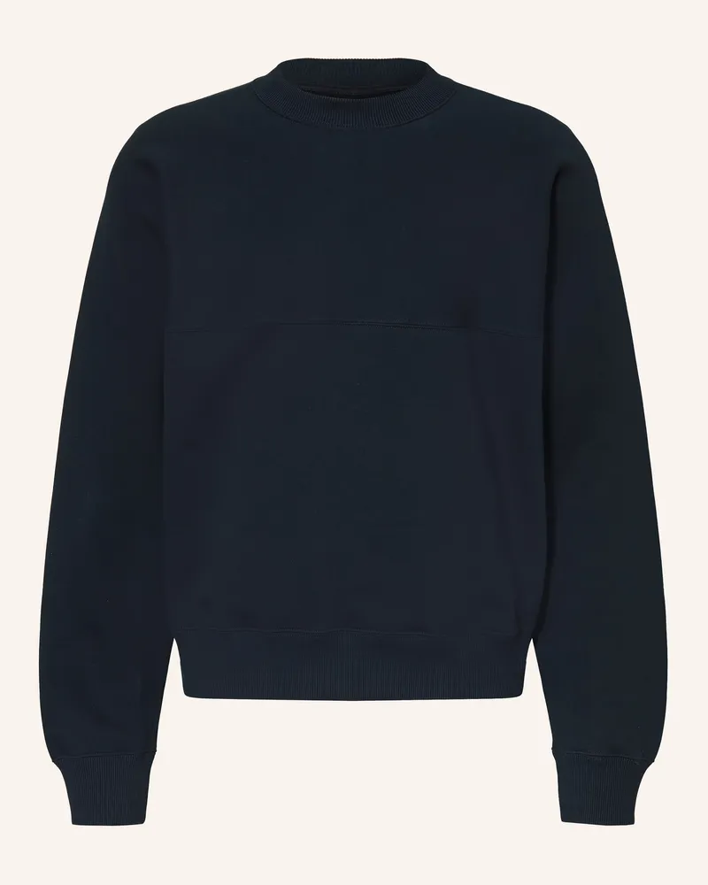 Jil Sander Sweatshirt blau Dunkelblau