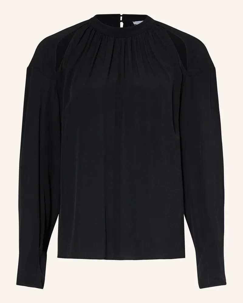 Patrizia Pepe Blusenshirt mit Cut-outs Schwarz
