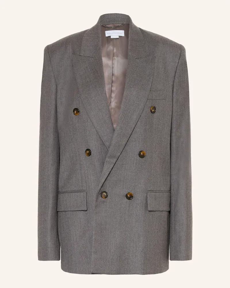 Stella McCartney Longblazer Aus Flanell grau Grau