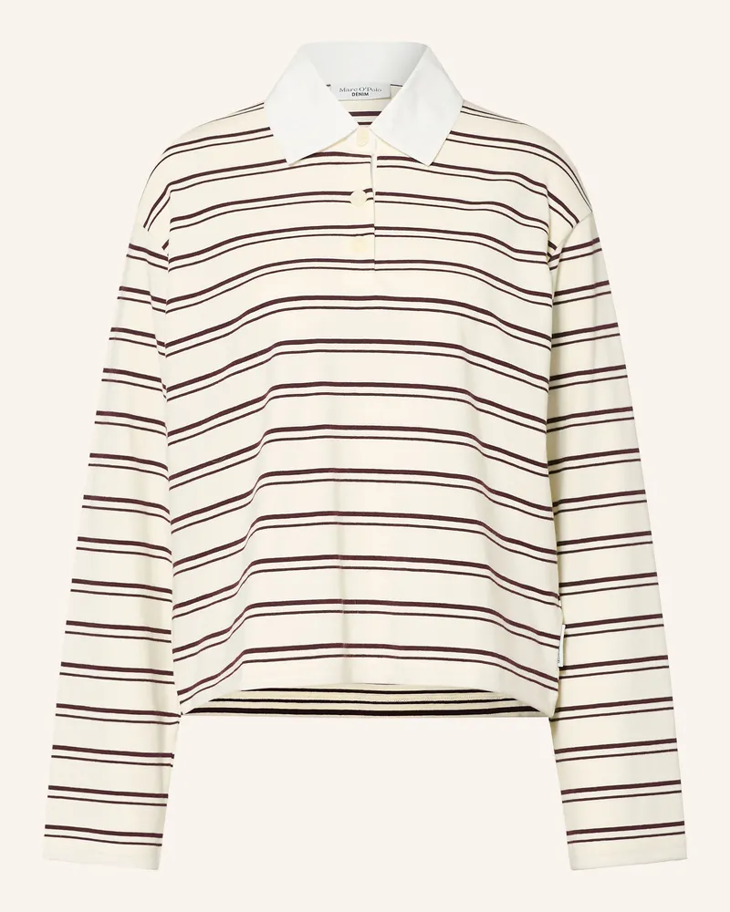 Marc O'Polo Jersey-Poloshirt gelb Creme
