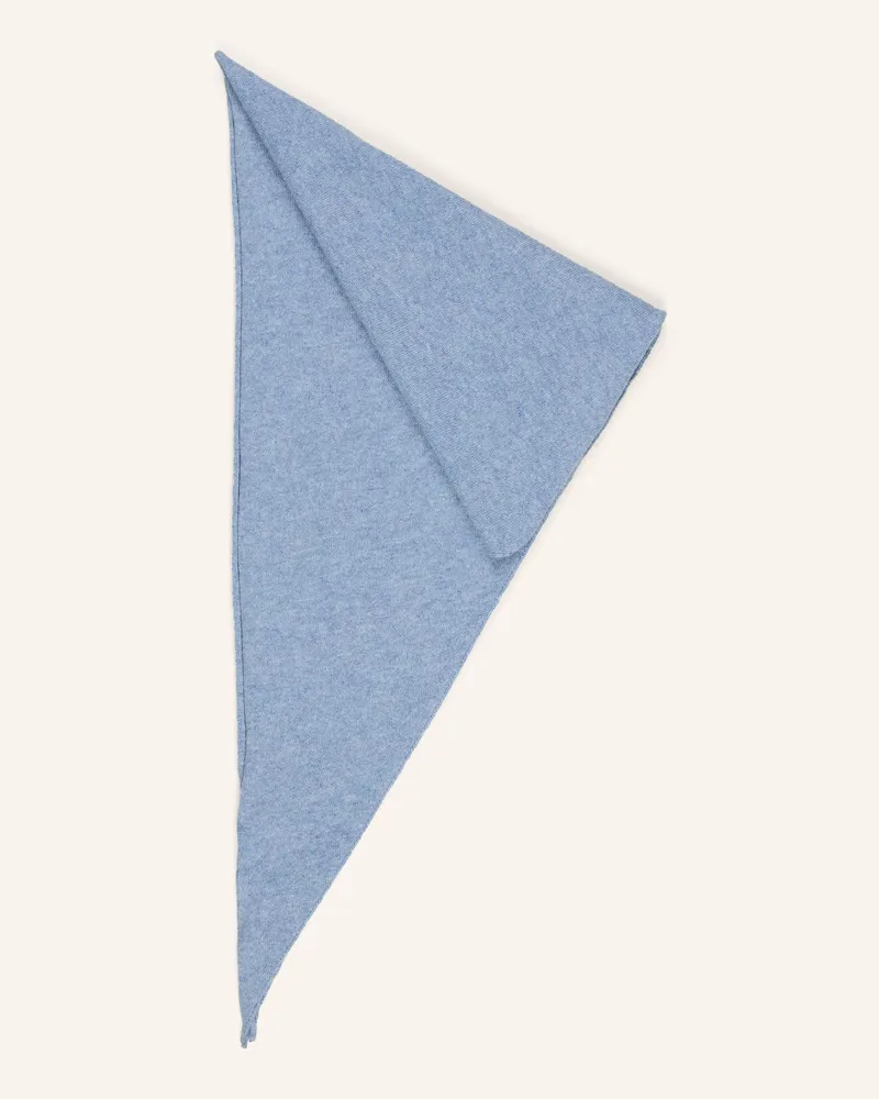 S. Marlon Dreieckstuch Aus Cashmere blau Blaugrau