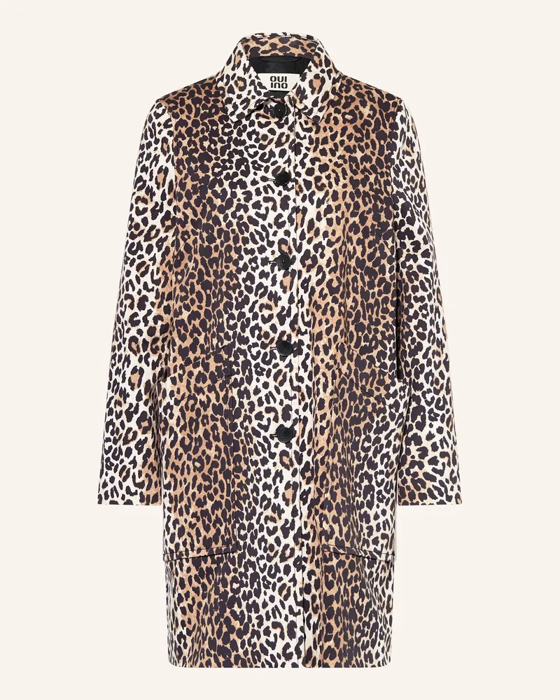 Oui  Mantel Hellbraun